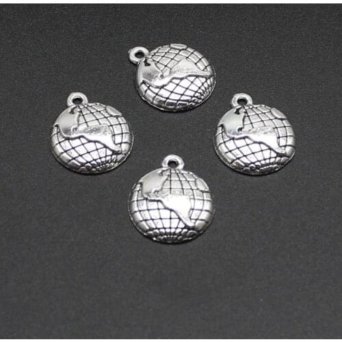 10pcs charm earth 16*20mm pendant DIY jewelry handmade accessories