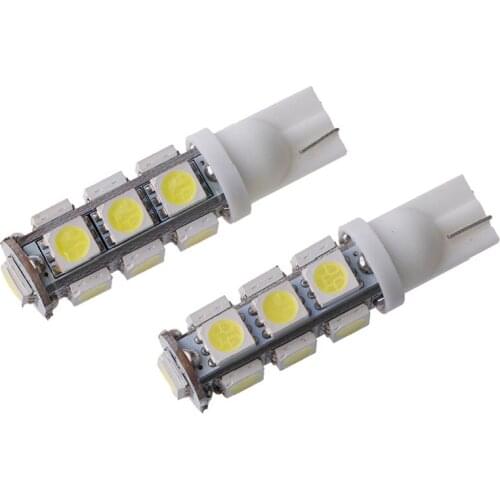 200X T10 194 168 192 W5W 13 SMD 5050 led Car reading door Light Automobile Instrument Lamp Wedge Interior clearance Bulbs