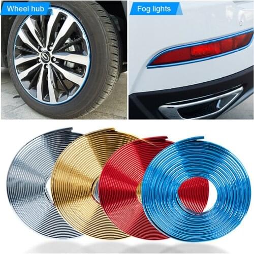 Car Stickers Rim Protector Wheel Edge Rim Protectors For Ford Focus 2 1 Fiesta Mondeo 4 3 Transit Fusion Ranger Mustang KA S-max