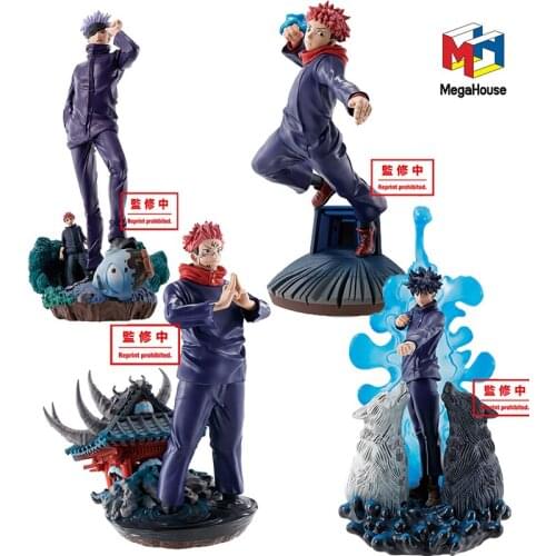 Original Megahouse Jujutsu Kaisen Figure Gojo Satoru Ryomen Sukuna Fushiguro Collection Brinquedos Action anime Figure model toy