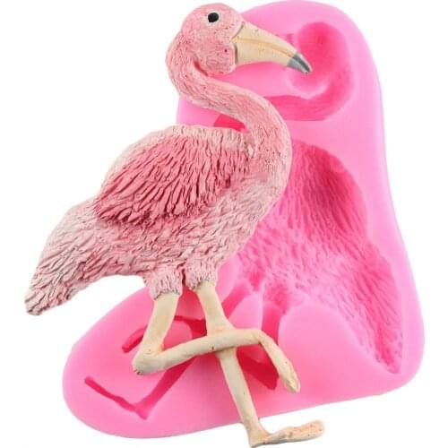 Flamingos Silicone Molds Chocolate Mold Sugarcraft Fondant Cake Decorating Tools Candy Clay Cookie Molds Resin Clay Soap Mould