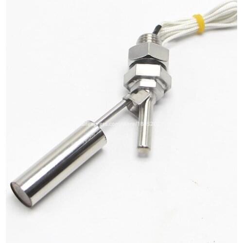 100V-220V M16 Side Mount Horizontal Water Level Sensor Liquid Stainless steel Float Switch ZSC15