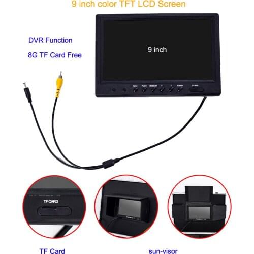 Full HD 9'' TFT LCD Color Monitor Endoscope Camera Only Fit WP90 Series Replacement Parts/accessories IP68 Waterproof Level