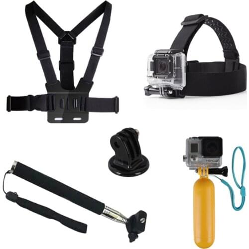 Mount Adapter Floaty Grip for Xiaomi Yi 4k Tripod Monopod Belt Head Strap For Gopro Hero 6 5 4 3 Sjcam Action Camera Accessories