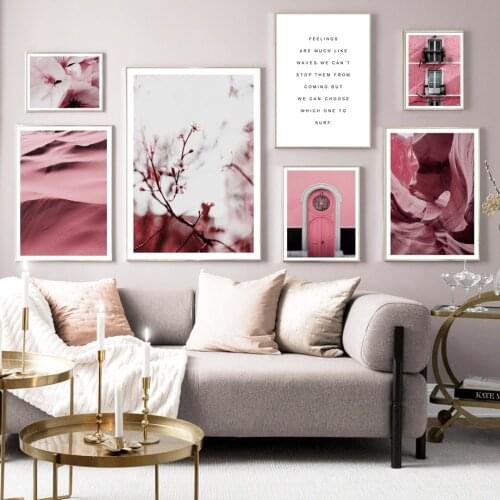 Morocco Door Desert Flower Plant Antelope Canyon Nordic Posters And Print Wall Art Canvas Painting Wall Pictures For Living Room