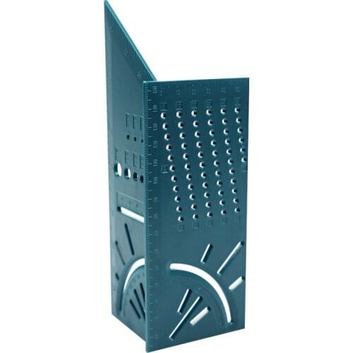 Wood Working Ruler Multifunctional Angle Ruler 3D Mitre Angle Measuring Gauge Square Size Marking Gauging Carpenter Tool