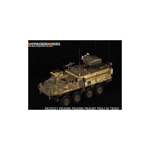 KNL HOBBY Voyager Model PE35321 M1134 "Stricker" anti-tank missile launch vehicle upgrade with metal etching