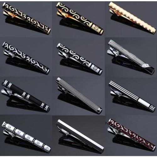 Mens tie clip new fashion jewelry gold anchor Saxophone machine gun aircraft tie clip French Wedding Shirt Tie badge pin gift