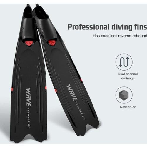 2021 New long free diving FlippersDiving Equipment swimming Fins long for Adults Men Women