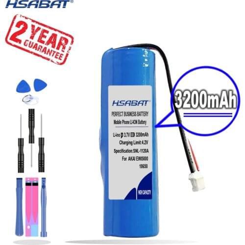 New Arrival [ HSABAT ] 3200mAh Replacement Battery for AKAI EWI5000 18650 16650 electronic blowpipe batteries