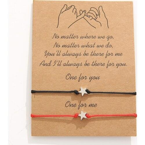 Gift for girlfriend boyfriend star bracelets small love gift anniversary present party favor Valentines day gift