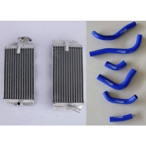 All Aluminum Radiator + Hose For Honda CRF450R CRF 450R CRF 450 R 02 03 04 2002 2003 2004