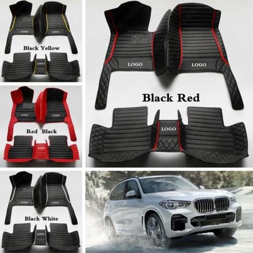 Custom Car Floor Mats for BMW X1 X2 X3 X4 X5 X6 X7 1 2 3 4 5 6 7 Series All Weather Automobile Carpet Cover Suvs Auto Foot Pads