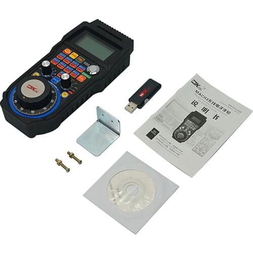Mach3 usb remote controller 4axis 6axis wireless handwheel for cnc milling machine