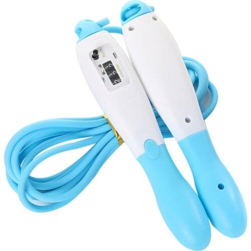 Jumping Rope Counting Mechanical Skipping Counter Fitness Weight Loss Equipment Exercise Rope Skiping PVC 2.8 Meters EO