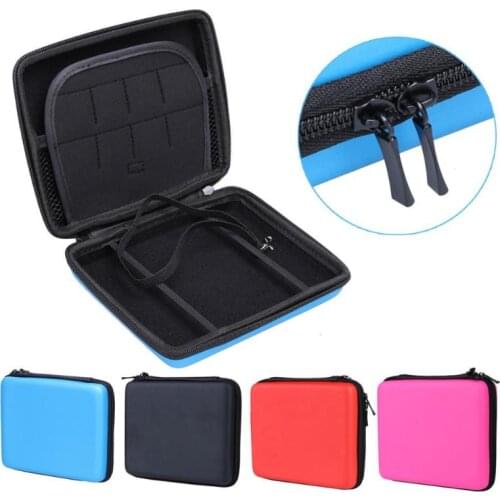 Handheld Hard EVA Gaming Storage Bag Portable Zip Case Protective Holder Game Console Protector Storage Bag For Nintendo 2DS