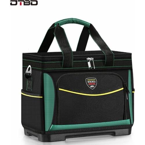 DTBD Tool Bag Portable Electrician Bag Multifunction Repair Installation Canvas Large Thicken Tool Bag Work Pocket Tool Storage
