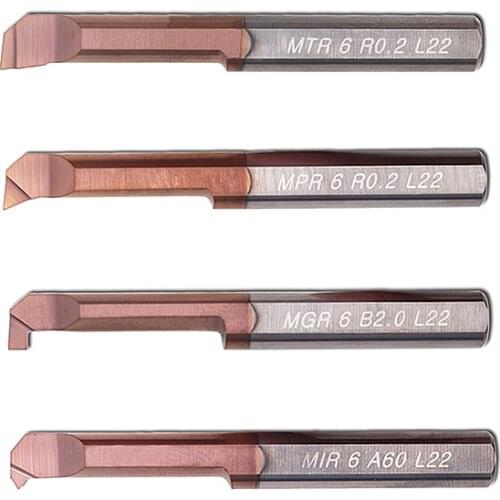 MTR Boring Cutter Tools 4mm 6mm 8mm Small Hole Turning Lathe Tools Bar Thread Machining Metal Bore Tungsten Carbide Alloy cutter