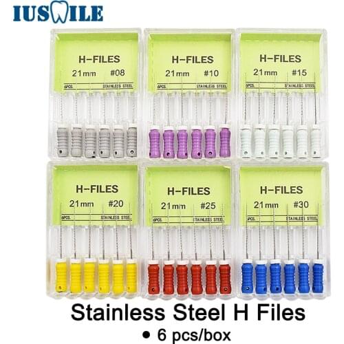 10 Boxes Stainless Steel H Files High Quality Dental Root Canal Treatment Files
