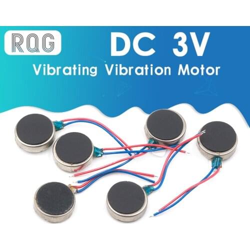 10x DC 3V 70mA 12000 RPM For Phone Coin Flat Vibrating Vibration Motor Vibration Motor G08 Drop ship 10PCS