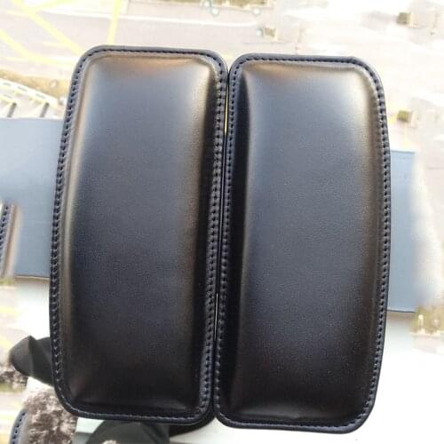 2pcs Knee Support Pillow PU Leather Car Knee Pad Cushion Neck Pillow Elastic Cushion Memory Foam Car Accessories