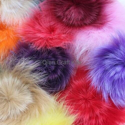 20pcs mix color luxury Round Genuine Mink Fur pad size from 50mm-80mm