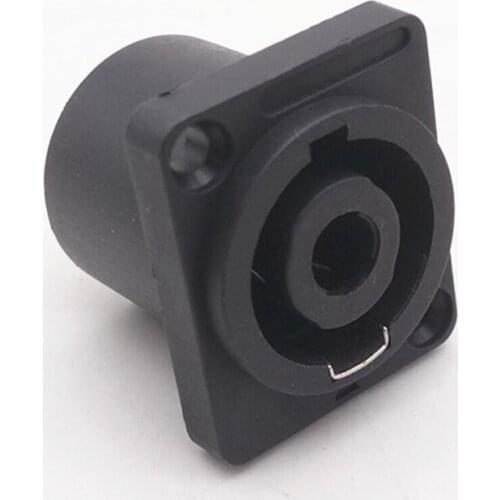 50pcs/lot 4 Pin Speakon Female Jack Socket Connector Audio Loudspeaker Amplifier Converter for PA Amplifier Cable
