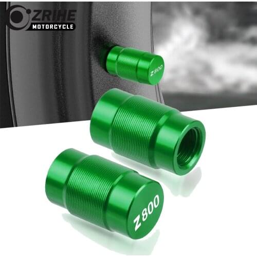 Motorcycle Accessories Couple Aluminum For KAWASAKI Z Z800 800 Vehicle Wheel Tire Valve Stem Caps Covers Universal cycle CNC