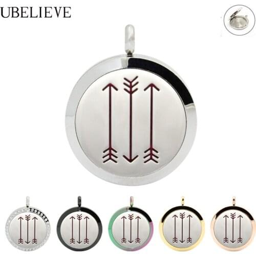 Stainless Steel Aromatherapy Jewelry 30MM Essential Oil Perfume Diffuser Necklace Pendant Scent Choker Locket Drop shipping