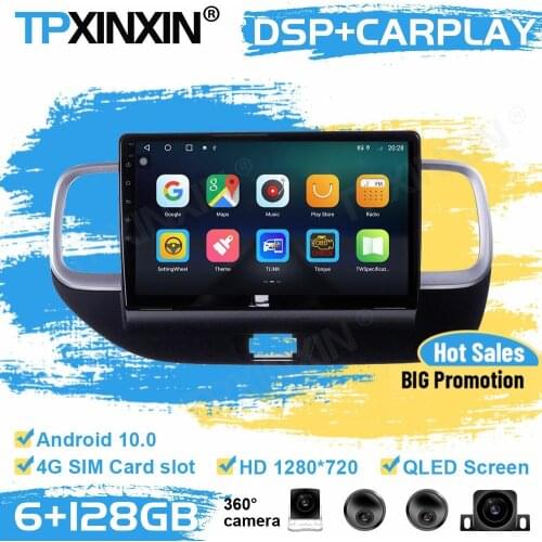 360 Cameras Car Radio 2 Din Stereo With Screen Recorder Bluetooth Android For Hyundai VENUE 2019 2020 GPS Player Audio Head Unit