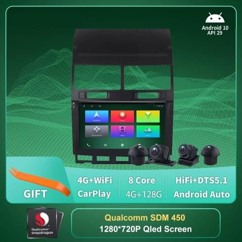 Car Radio Autoradio for VW Volkswagen Touareg 2002-2010 Multimedia Video Stereo GPS Navigation Android 10 Carplay No 2din 2 Din