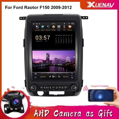 Car radio tape recorder head unit multimedia player For Ford Raptor F150 2009-2012 GPS Nav Integrated Machine New