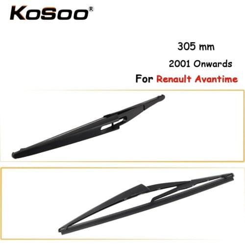 KOSOO Auto Rear Car Wiper Blade For Renault Avantime,305mm 2001 Onwards Rear Window Windshield Wiper Blades Arm,Car Accessories