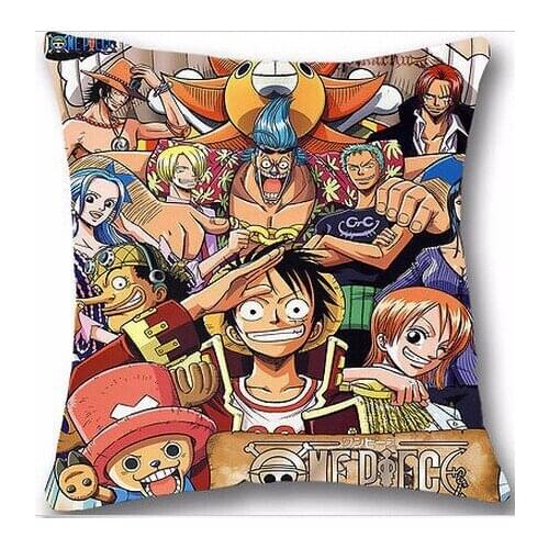 Free Shipping Customized Zippered Pillowcase Japanese Anime Manga One Piece Cool Style Lovely Case Nice Unique Pillow Cover