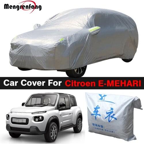 Full Car Cover Indoor Outdoor Sun Anti-UV Snow Rain Dust Protection Cover For Citroen E-Mehari