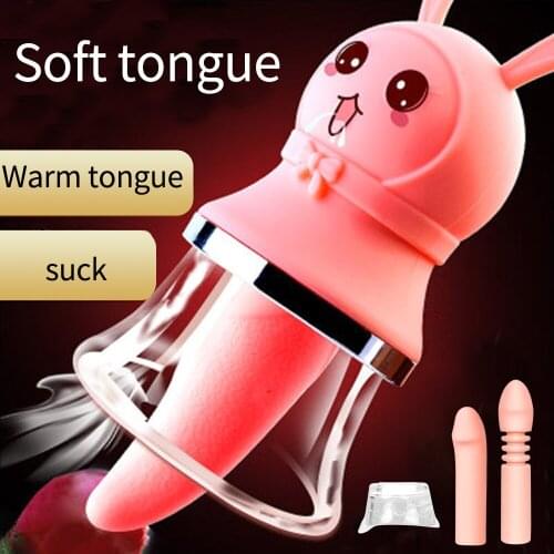 For Women Sex Toys Vibrators Soft Tongue Stick Sputum Female Masturbations Jumping Eggs Vibrating Rod Swing Bar Telescopic Rod