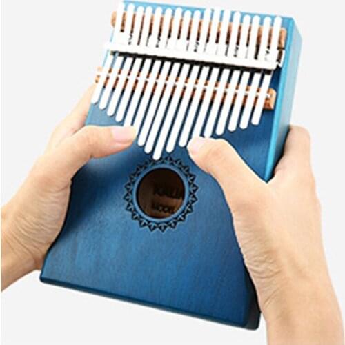 Kalimba 17 Keys Thumb Piano Wood Mbira Mahogany Body Musical Instrument High Quality African Kalimba Sanza Creative Music Box