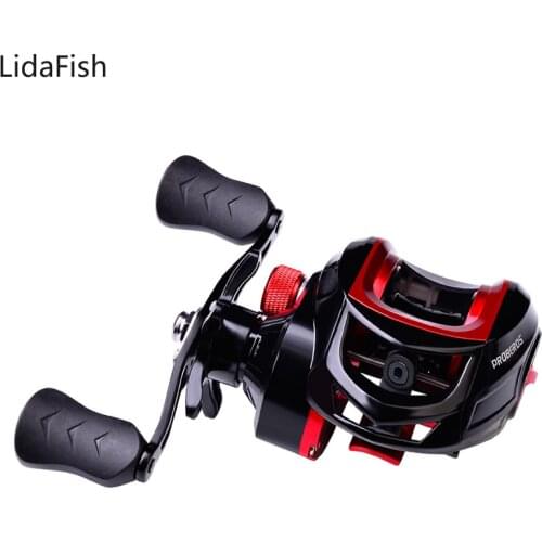 New Profile Design 226g Carbon Fiber BaitCasting Reel 7.2:1 Aluminum Spool 10KG Max Drag Fishing Reel