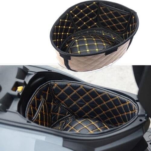 Motorcycle Storage Box Leather Rear Trunk Cargo Liner Protector Accessories for SYM JOYMAX Z300 CRUISYM 150 180 300 FNX150