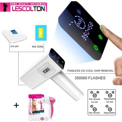 Permanent 4in1 IPL Laser Hair Removal for Women ICE COOL Painless IPL Hair Remover Device Bikini Electric Depilador a Laser