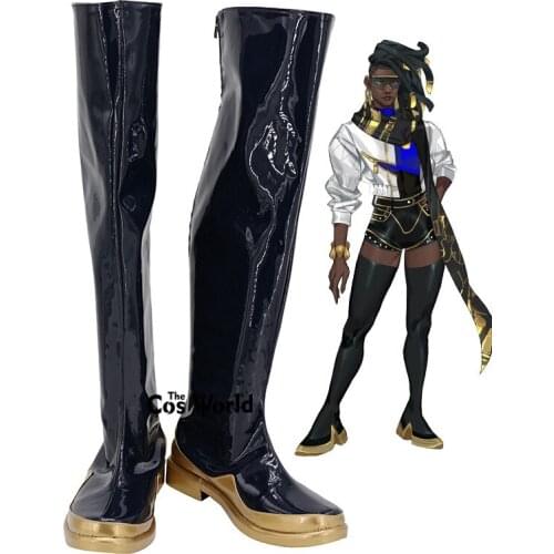 LOL True Damage Skin Senna Games Customize Cosplay Flat Shoes Boots