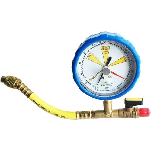 Pressure gauge for Nitrogen maintaining air Conditioning Refrigeration Nitrogen Pressure Test Gauge Pressure Test Table