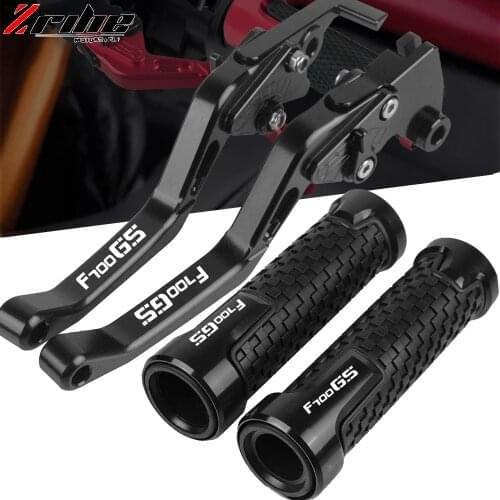 Motorcycles Accessories Handle grips handlebar grip & short Brake Clutch Lever For BMW F700GS F 700GS 2013 2014 2015 2016 2017