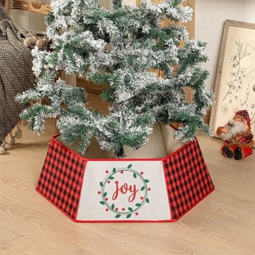 Christmas Tree Skirt Bottom Christmas Decoration Xmas Trees Decor Props Festival Supplies Ornaments for Home Holiday Decoration