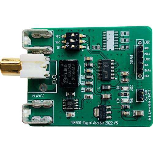 DIR9001Mini Receiving Board Support 384fs Clock For DAC Amplifier