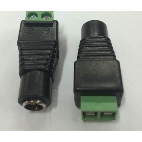 Wholesale 50pcs /lot welded 2.1mm DC femle plug to terminal