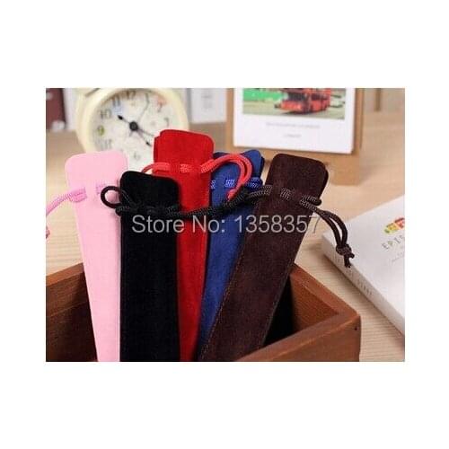 Direct Manufacturer velvet jewelry pouch velvet pouch pen pouch velvet pencil recording pouch pen spoon bag customize wholesale
