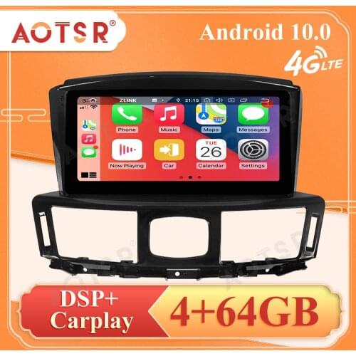 PX6 10.0 For Infiniti Q70L Android Carplay Stereo Car Radio with Screen Tesla Radio Player Car GPS Navigation Head Unit CARPLAY