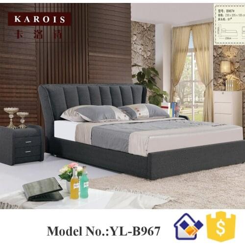 Best selling European bedroom furniture sets home spring mattress bed