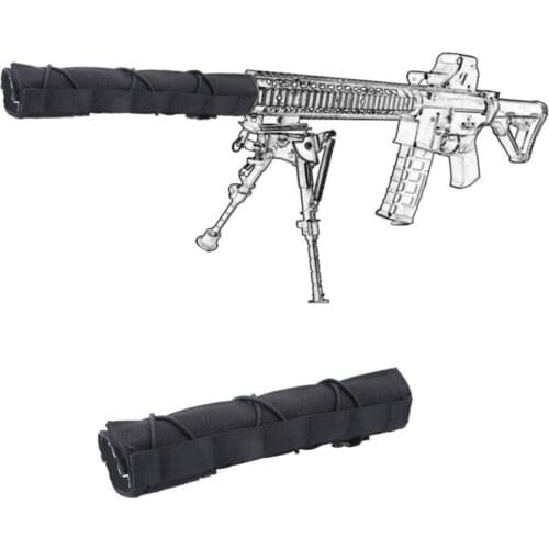 8.66" 22cm Pistol Suppressor Mirage Heat Cover Shield Sleeve Muffler Holster Nylon Shooting Tactical Hunting Accessories